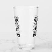 Idiots Happen Funny Bird Quote Gifts  タンブラーグラス (左)