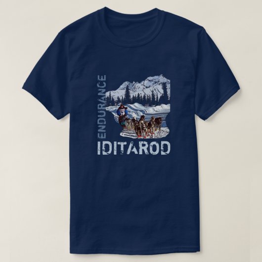 IDITAROD Tシャツ (デザイン正面)
