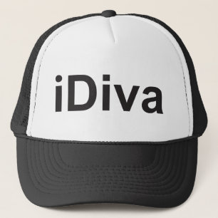 iDiva not iPhone or iPadおもしろい機能ユーモアのある diva キャップ