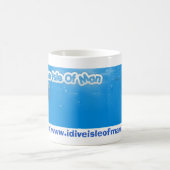 IDiveIsleOfManのマグ コーヒーマグカップ (中央)