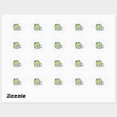 IDK Frog Sticker Cute Ignoring Frog Minimal Meme K 星シール (シート)