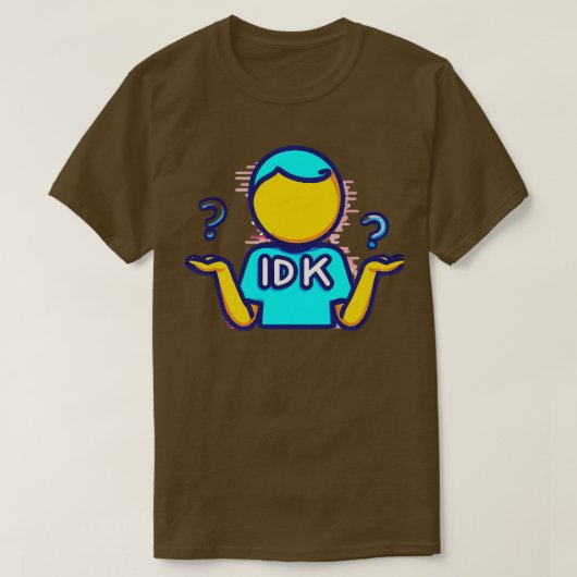 IDK Tシャツ (デザイン正面)