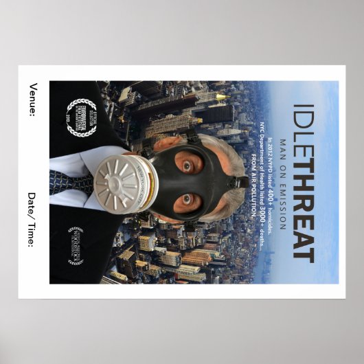 Idle Threat Screeningポスター ポスター (正面)