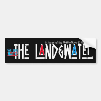 IdleNoMoreに名誉を与えます-私達はNative=Land&Water住んでいます バンパーステッカー