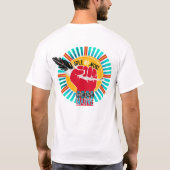 IdleNoMoreの移動の監視 Tシャツ (裏面)