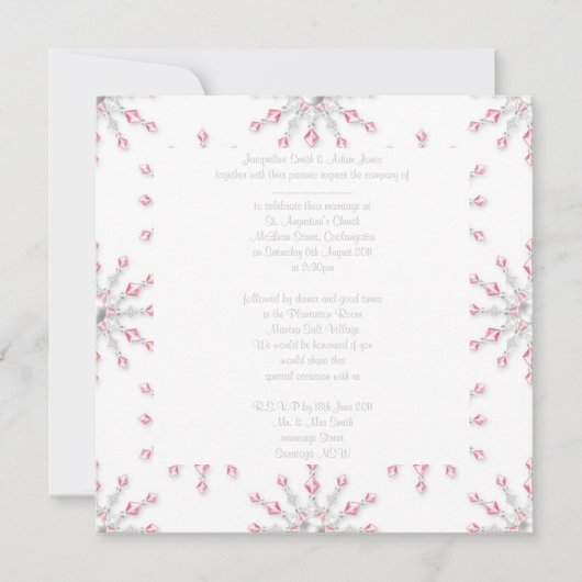 IDO，アイドルデザイン 招待状 (正面)