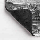 Ido、日本の帝国宮殿 マウスパッド (コーナー)