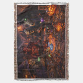 Idol banquet Gothic Halloween スローブランケット (正面縦)