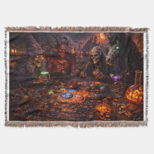 Idol banquet Gothic Halloween スローブランケット (正面)