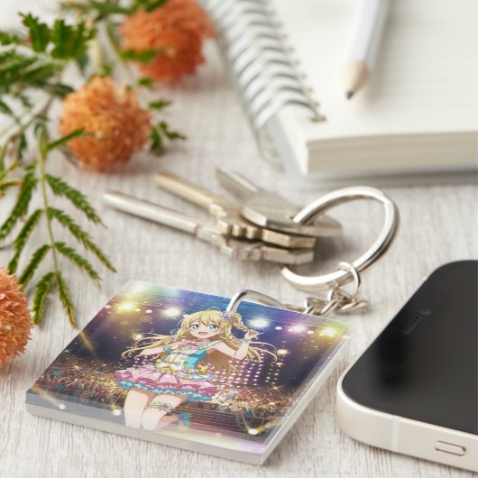 Idol illustrations キーホルダー (正面右)