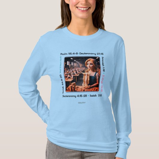 Idolatry003b長袖シャツ Tシャツ (正面)