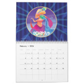 Idolzの(占星術の)十二宮図の円のカレンダー カレンダー (2月 2026)