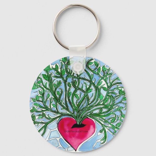 iDONTdoSILENT.jpg キーホルダー (正面)