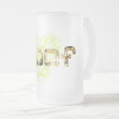 idoofによって曇らされる高いマグ フロストグラスビールジョッキ (正面右)