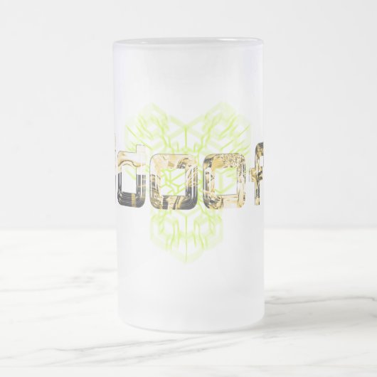 idoofによって曇らされる高いマグ フロストグラスビールジョッキ (中央)