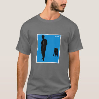 iDrinkのティー-灰色のパウエル-人(黒及び灰色) Tシャツ