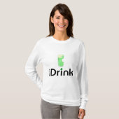 iDrink (シャムロック) Tシャツ (正面フル)