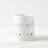 Idrissペプチド名mug コーヒーマグカップ (中央)