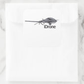 iDrone監視ステッカー スクエアシール (バッグ)