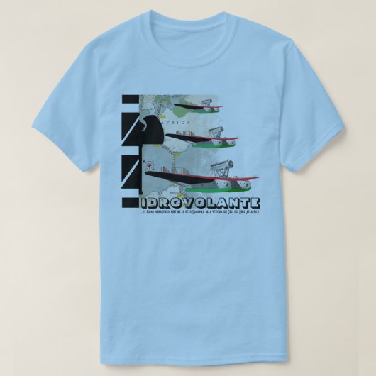 IDROVOLANTE Tシャツ (デザイン正面)