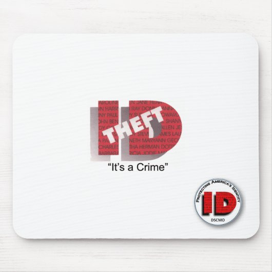 idtheft マウスパッド (正面)
