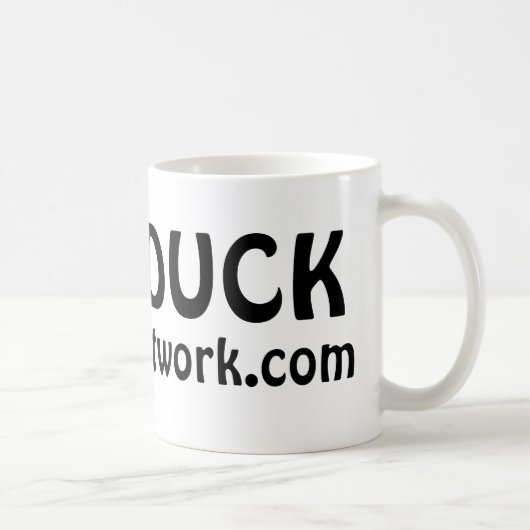 iDuckネットワークのマグ コーヒーマグカップ (右)