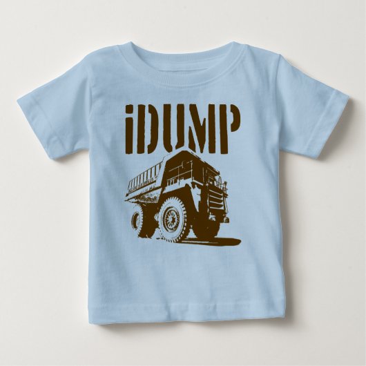 iDump (ぱりっとした) ベビーTシャツ (正面)