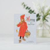 Iduna CC0124としてクリスマス・カールLarsson Brita ポストカード (スタンド正面)