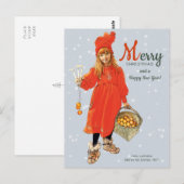 Iduna CC0124としてクリスマス・カールLarsson Brita ポストカード (正面/裏面)