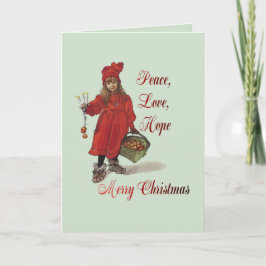 Iduna Peace Love Hope Merry Christmas カード