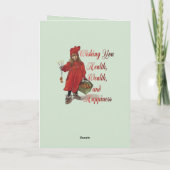 Iduna Wishing You Health Wealth And Happiness カード (裏面)