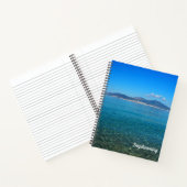 Idylic Corsica Waters写真大スパイラルノート ノートブック (内部)