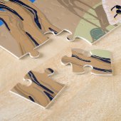 Idylic Greek Afternoon Slow Living Scenery ジグソーパズル (側面)