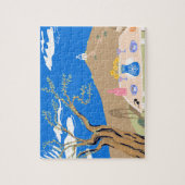 Idylic Greek Afternoon Slow Living Scenery ジグソーパズル (縦)