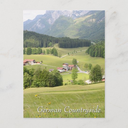 Idyllic German Countryside ポストカード (正面)
