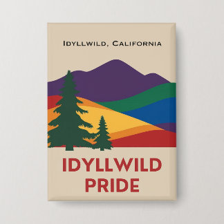 Idyllwildプライドボタンピン 缶バッジ
