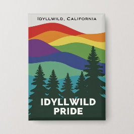 Idyllwildプライドボタンピン 缶バッジ