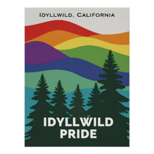 Idyllwildプライドポスター ポスター