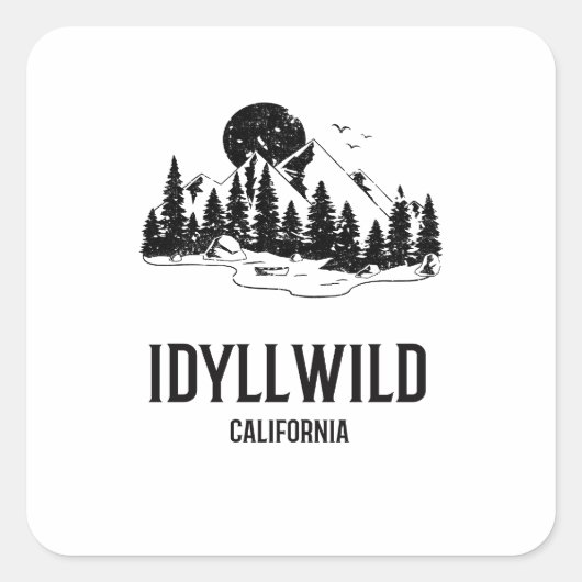Idyllwild – カリフォルニア スクエアシール (正面)
