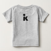 iE kiDZ® 'ラスタ子'ベビーTシャツ ベビーTシャツ (裏面)