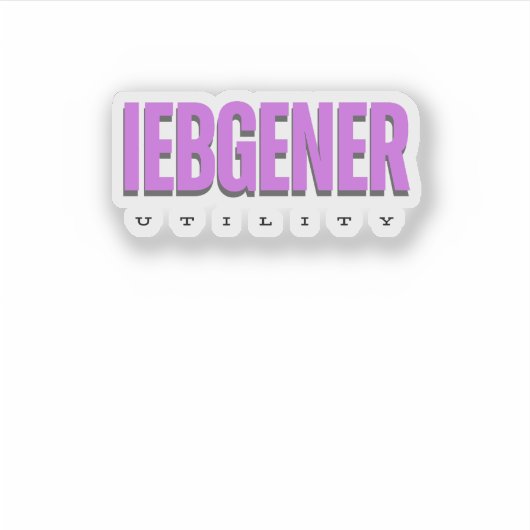 IEBGENER Utility in Mainframe Sticker シール (正面)