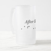 IEPのビールのジョッキの後 フロストグラスビールジョッキ (正面左)