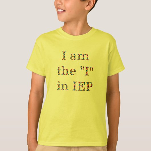 IEPのTシャツ Tシャツ (正面)