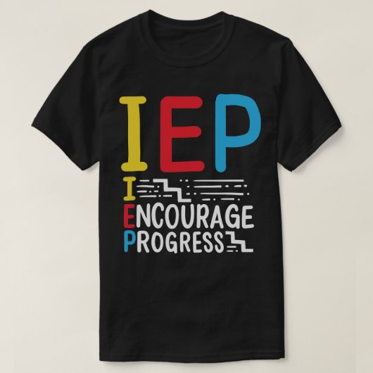 IEP特別教育SPED先生 Tシャツ (デザイン正面)