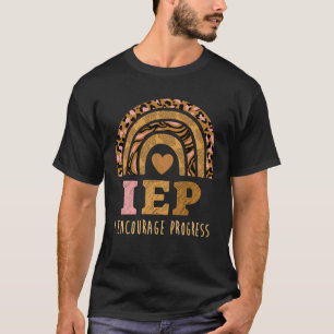IEP私は進歩を奨励新学期Leopard Ra Tシャツ