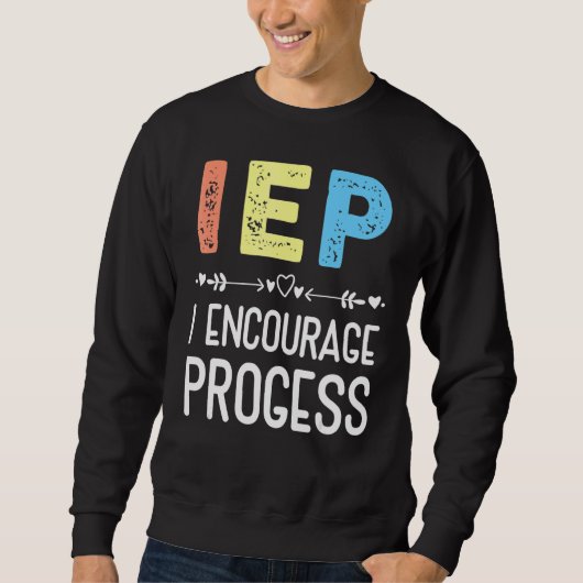 Iep I特別教育学校の発展を奨励 スウェットシャツ (正面)