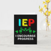 IEP I進学特別教育学校を奨励する カード (黄色い花)