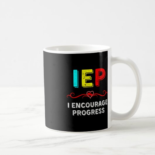 IEP I進学特別教育学校を奨励する コーヒーマグカップ (右)