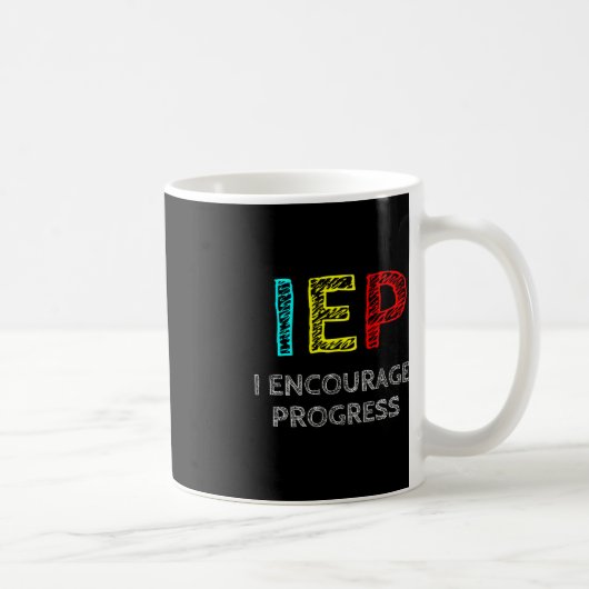 IEP I進学特別教育学校を奨励する コーヒーマグカップ (右)