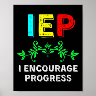 IEP I進学特別教育学校を奨励する ポスター